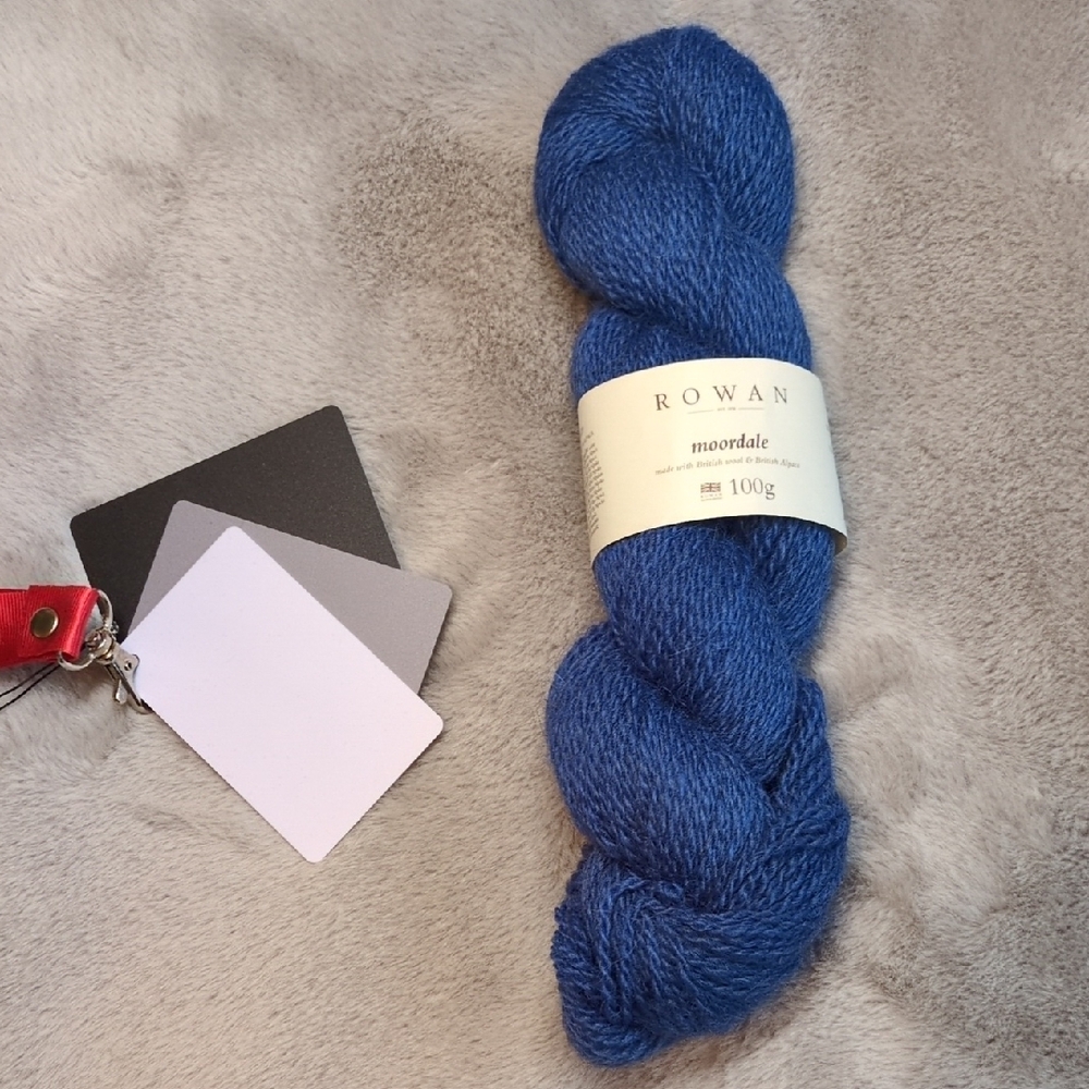 Rowan Moordale Blue Yarn - 1 x 100g Skein